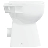 Rimless Toilet 7 cm Extra Height Soft Close Ceramic White 145779