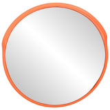 Outdoor Convex Traffic Mirror Orange 75 cm Polycarbonate 42045534