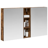 Bathroom Cabinet Set 3 pcs 120 x 14.5 x 70 cm Engineered wood 3403748