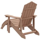 Garden Chair Brown HDPE Standard 318647
