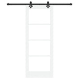 Sliding Door ORKDAL White and Black 78 x 202 cm 3332160