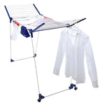 ZNTS Leifheit Drying Rack Pegasus 200 Solid Deluxe Mobile 440305