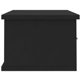 Wall-mounted Drawer Shelf Black 60x26x18.5 cm Engineered Wood 800586