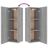 4 Piece TV Cabinet Set Grey Sonoma Engineered Wood 3114204