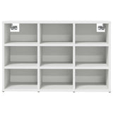 Shoe Cabinet with Shelf White 77.5 x 30 x 51 cm Engineered wood 808675