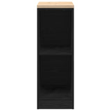 Garage Storage Cabinet Black 30x51x85 cm Solid Wood Pine 860527