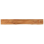 ZNTS Wall Shelf 160x20x2.5 cm Rectangular Solid Wood Acacia Live Edge 370232