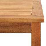 Garden Coffee Table 60x60x36 cm Solid Acacia Wood 46004