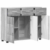 Sideboard with Shelf FLORIN Grey Sonoma 88.5 x 30.5 x 73 cm 880317