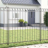 Fence Element ASSEN Grey 170 x 170 cm Steel 42003910