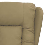 Recliner Chair Cappuccino Faux Leather 339070