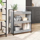Kitchen Trolley Grey Sonoma 70x30x82 cm Engineered Wood 842319