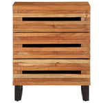 ZNTS Bedside Cabinet 50x34x62 cm Solid Wood Acacia 377482