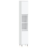 3 Piece Bathroom Furniture Set White Engineered Wood 3190213
