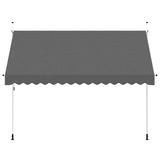 143691 Manual Retractable Awning 350 cm Anthracite