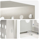 Air Conditioner Cover Silver 100 x 50 x 70 cm Stainless Steel 8014133