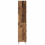 Cabinet Set 2 pcs Old Wood 34.5 x 34.5 x 90 cm Engineered Wood 3416896