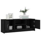 TV Cabinet Black 102x30x37.5 cm Engineered Wood 823254