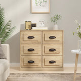 Sideboard Sonoma Oak 70x35.5x67.5 cm Engineered Wood 816435