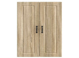 Wall Cabinet PORTO Sonoma Oak 60 x 31 x 100 cm Engineered Wood 885487