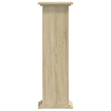 Plant Stand Sonoma Oak 33x33x100 cm Engineered Wood 852980