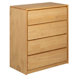 Drawer Cabinet SAUDA Oak 76.5x39x91 cm Solid Wood Pine 377595