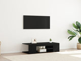 TV Cabinet Black Oak 90 x 39 x 30 cm Engineered Wood 862562