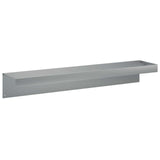 Garden Cover Profile 2 pcs 100 x 20 x 15 cm Galvanised Steel 8012986