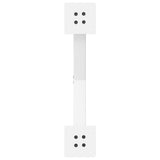 Dining Table Legs X-Shaped 2 pcs White 50x cm Steel 4012909