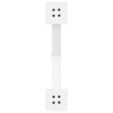 ZNTS Dining Table Legs X-Shaped 2 pcs White 50x cm Steel 4012909