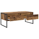 Coffee Table Old Wood 100 x 46 x 40 cm Engineered Wood 886448