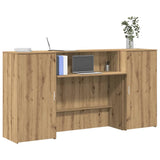 Reception Desk Artisan Oak 200x50x103,5 cm Engineered Wood 3324222