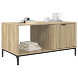 Coffee Table Sonoma Oak 90 x 49 x 46 cm Engineered Wood 883446