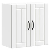 Kitchen Wall Cabinet Lucca White Engineered Wood 853817