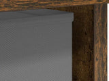 Bedside Table 2 pcs Smoked Oak 41 x 40 x 45 cm Engineered Wood 8000445