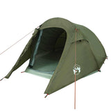 Camping Tent Tunnel 2-Person Olive Green Waterproof 4009630