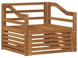 Outdoor Sofa Solid Acacia Wood Natural 3436369