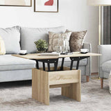 Coffee Table Sonoma Oak 55 x 54.5 x 45 cm Engineered wood 887411