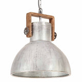 320529 Industrial Hanging Lamp 25 W Silver Round 40 cm E27