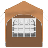 Pop-up Party Tent 192 x 192 x 245 cm Beige 42019837