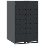 Wheelie Bin Storage for 5 Bins Anthracite 345x79x117 cm Steel 3279985