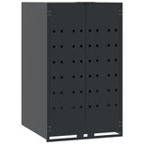 Wheelie Bin Storage for 5 Bins Anthracite 345x79x117 cm Steel 3279985