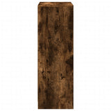 Sideboard with LED Smoked Oak 72x34x100 cm Engineered Wood 852163