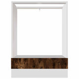 Oven Cabinet Lyon Smoked Oak 60x46x81.5 cm Engineered Wood 825834