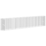 152037 Gabion Raised Bed Galvanised Iron 470x50x100 cm