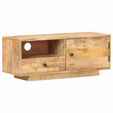 TV Cabinet 90x30x35 cm Solid Mango Wood 320466