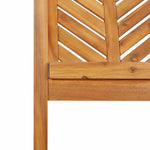 Garden Dining Set 4 pcs Brown 150 x 90 x 74 cm 3154108
