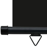 ZNTS Balcony Side Awning 85x250 cm Black 48406