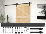 Sliding Door 80 x 210 cm Solid Pine Wood Natural and Black 3444856