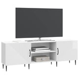 TV Cabinet High Gloss White 150 x 31 x 50 cm Engineered Wood 894919